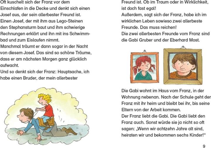 Produktbild Freundschaftsgeschichten vom Franz (Deutsch, Christine Nöstlinger, Erhard Dietl, 2019)