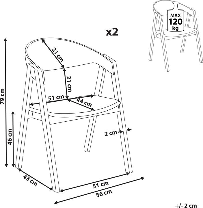 Actual product image Beliani Yuba