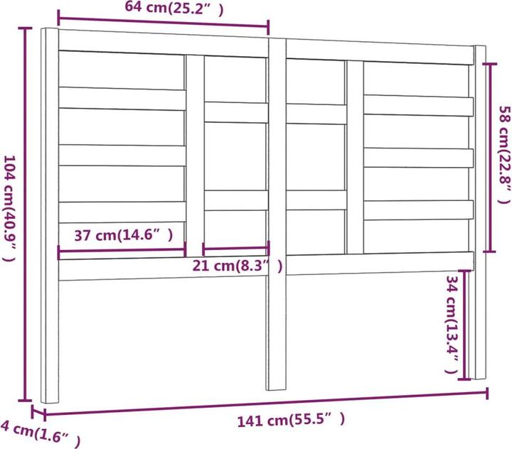 Produktbild VidaXL Edan (206 x 4 x 104 cm)