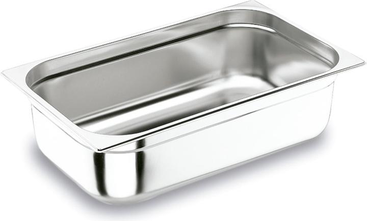 Lacor 66255Z Vaschetta Gastronorm 1/9 In Acciaio Inox - Dimensioni 176 X 108 X 100 Cm (?) - Contenitore Robustissimo Per Cucina