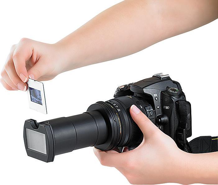 Produktbild Somikon DSLR-Objektiv-Aufsatz zum Digitalisieren von Dias/Negativen