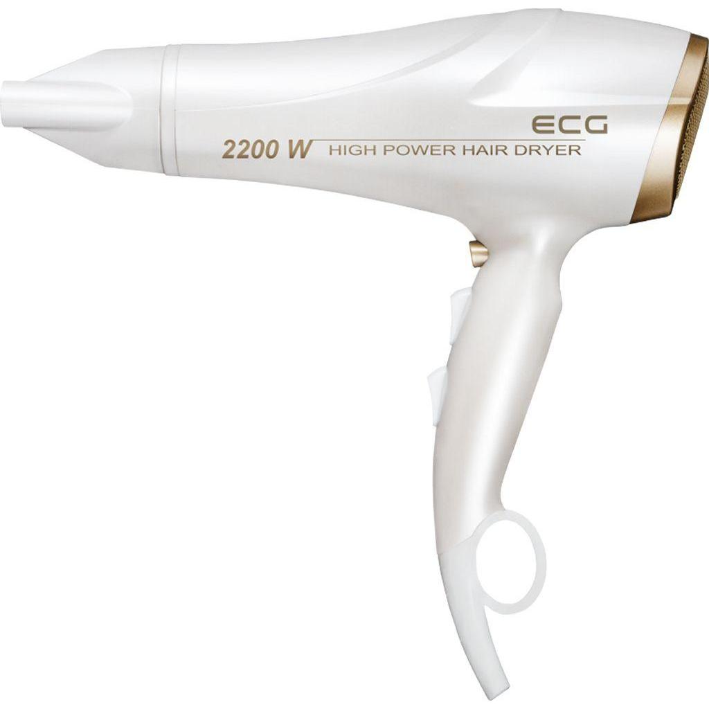 ECG, Föhn, ECGVV2200, 2200w, White / gold