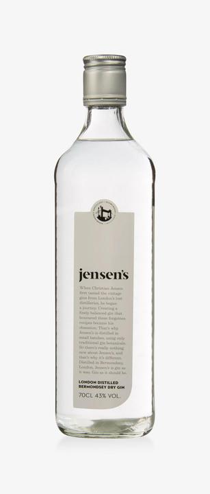 Actual product image Jensen London Distilled Dry Bermondsey Gin (1 x 70 cl)