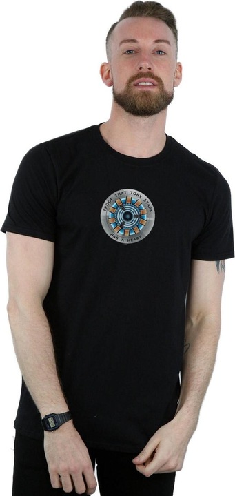 Produktbild Avengers Endgame Tony Stark Heart TShirt (L)