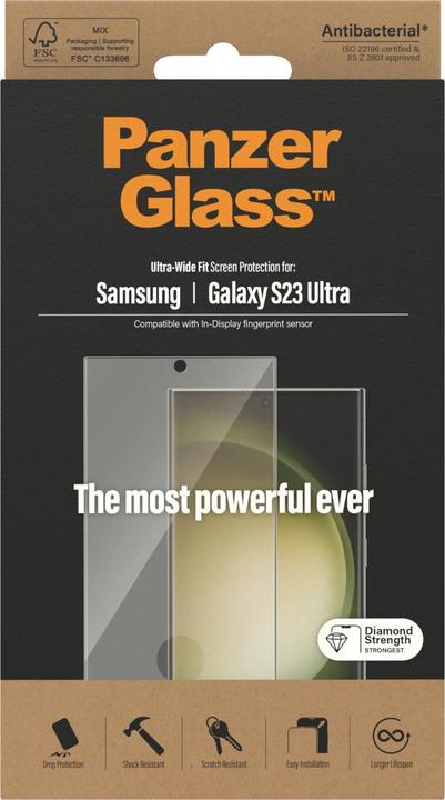 Immagine prodotto PanzerGlass Ultra Wide Fit (1 Pezzo/i, Samsung Galaxy S23 Ultra)