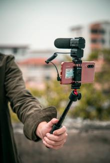 Actual product image Fotopro tripod tripod with telescopic handle (TL-601 + SJ-85)