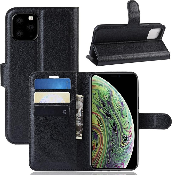 Produktbild Cover-Discount Leder Hülle mit Kartenfach (Apple iPhone 11 Pro)