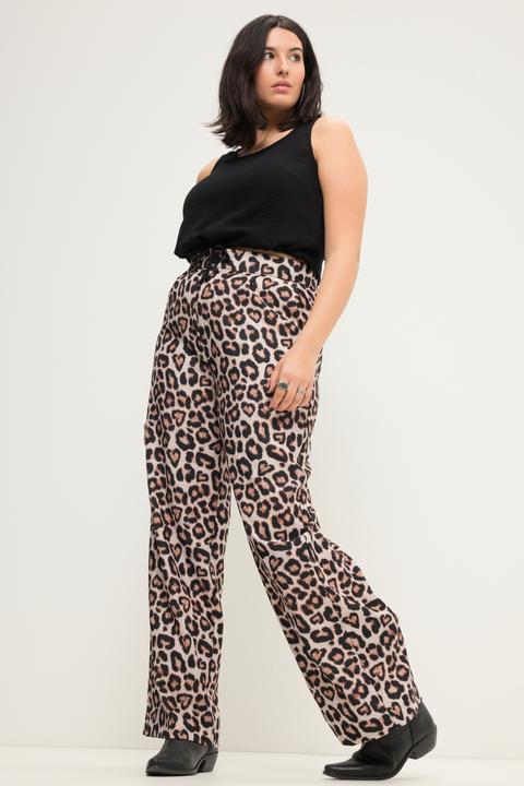 Produktbild Studio Untold Hose, Wide Legs, HighWaist, Leoprint (56)