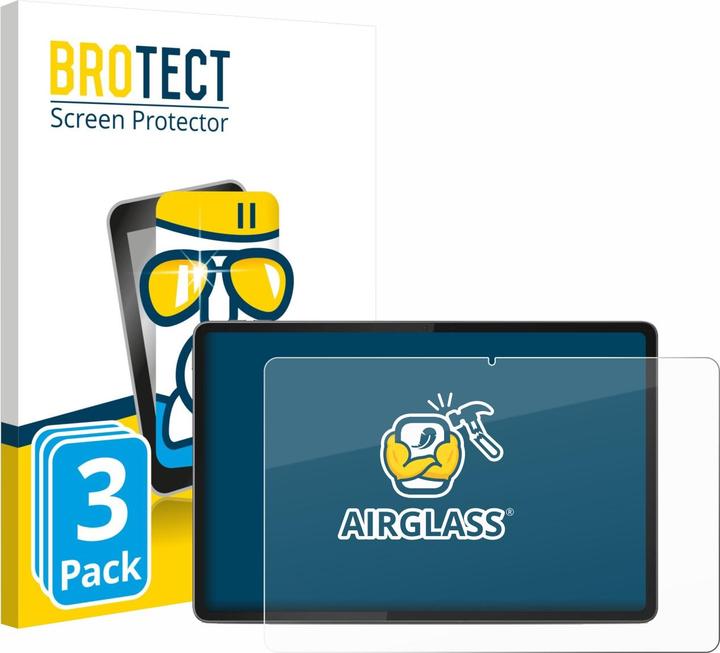 Produktbild BROTECT Schutzglas für Lenovo Yoga Tab 11.1" 2025 Schutzfolie Panzer Folie Glas Display Schutz klar (3 Stk., Lenovo Yoga Tab)