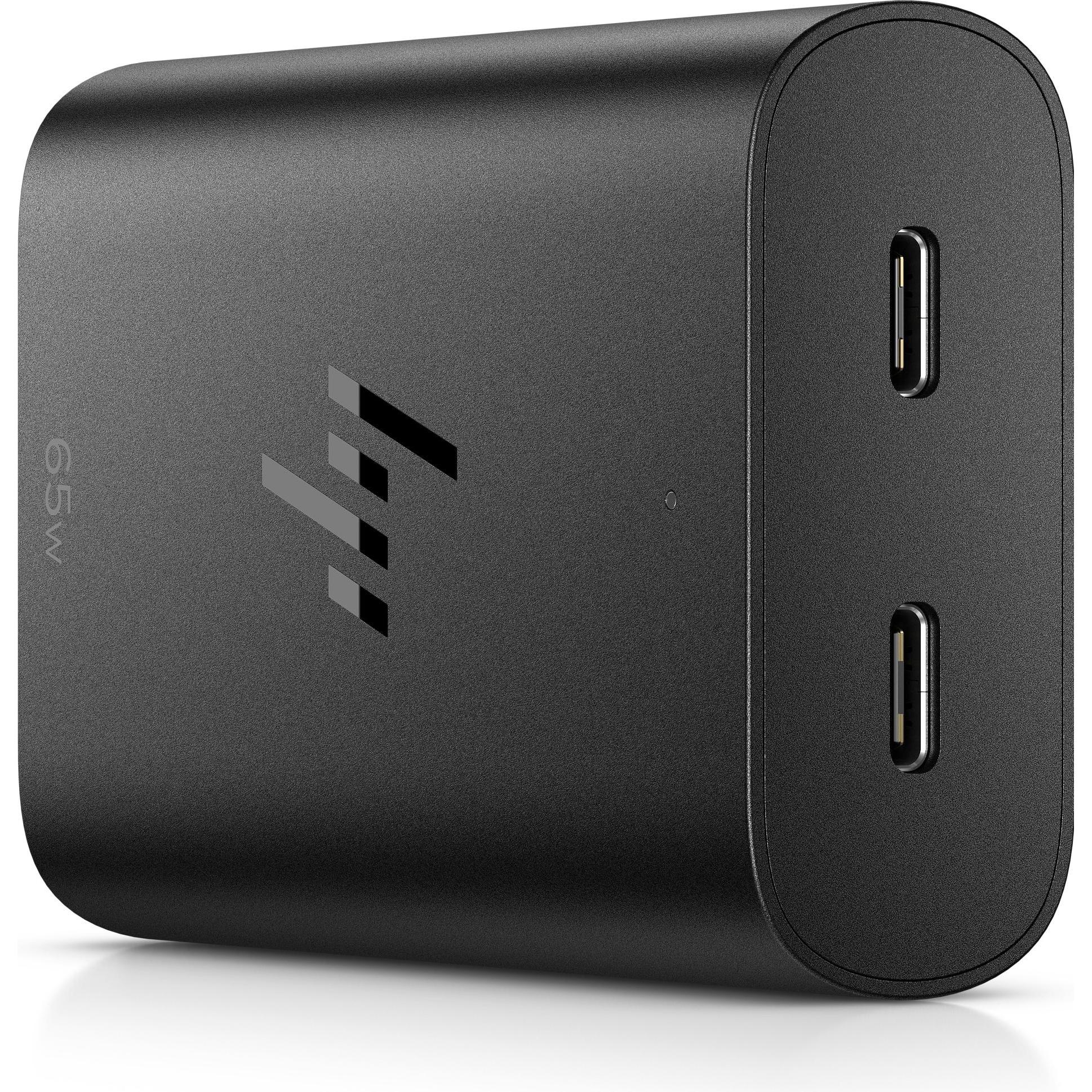 Thumbnail - HP USB-C Laptop Charger EURO (P) (65 W), Notebook Netzteil, Schwarz