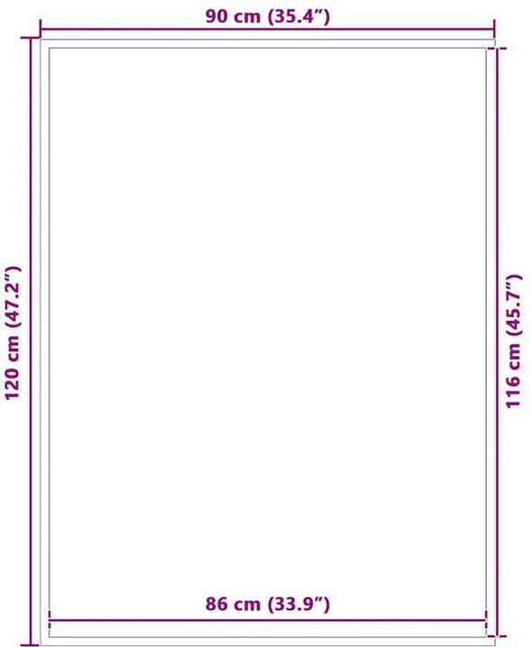 Immagine prodotto vidaXL Mark (90 x 120 cm)