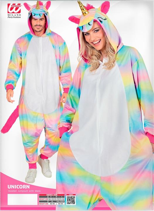 Produktbild Widmann Einhorn Onesie Plüschkostüm (One Size)