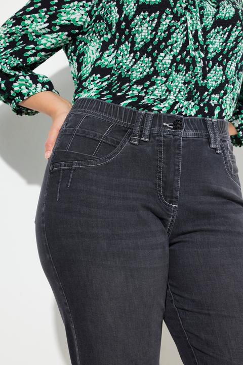 Image du produit Ulla Popken Jean Mandy, coupe 5 poches, jambe large (46)