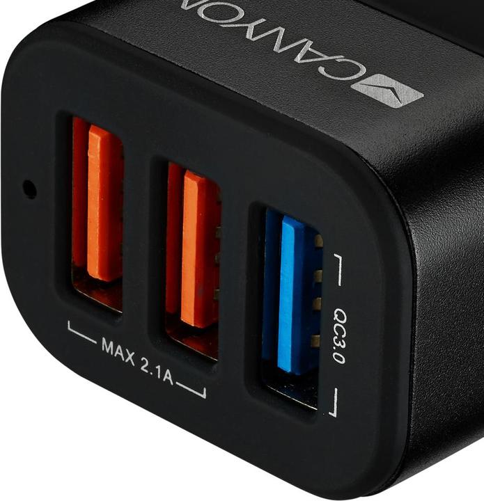 Produktbild Canyon KFZ-Ladegerät 3Port,3xUSB-A QuickCharge