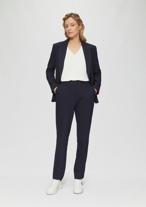 Immagine prodotto s.Oliver Bluse Chiffonbluse mit Raffung an der Schulter und transparenten Ärmeln (44)