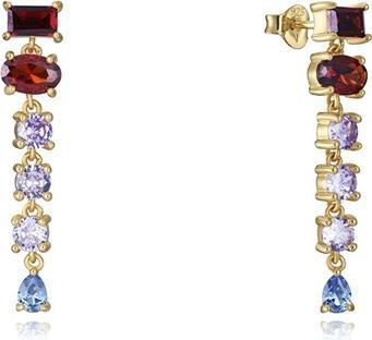 Immagine prodotto Viceroy Orecchini di tendenza placcati in oro con zirconi Elegant 9100E100-39