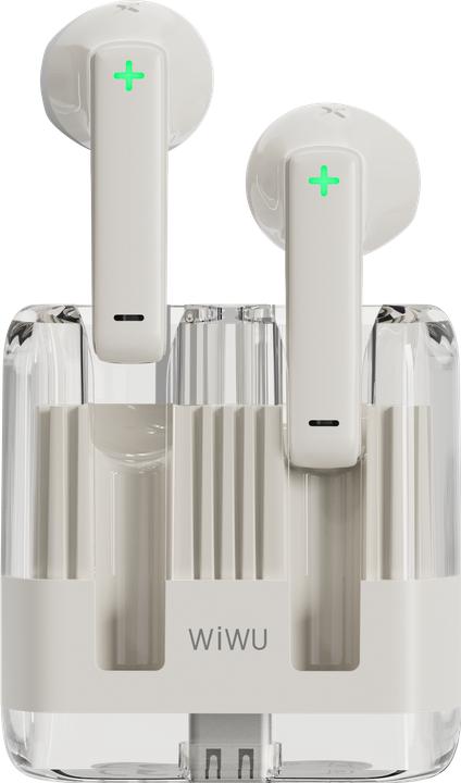 Actual product image Wiwu Bluetooth earphones T21 TWS white (Wireless)