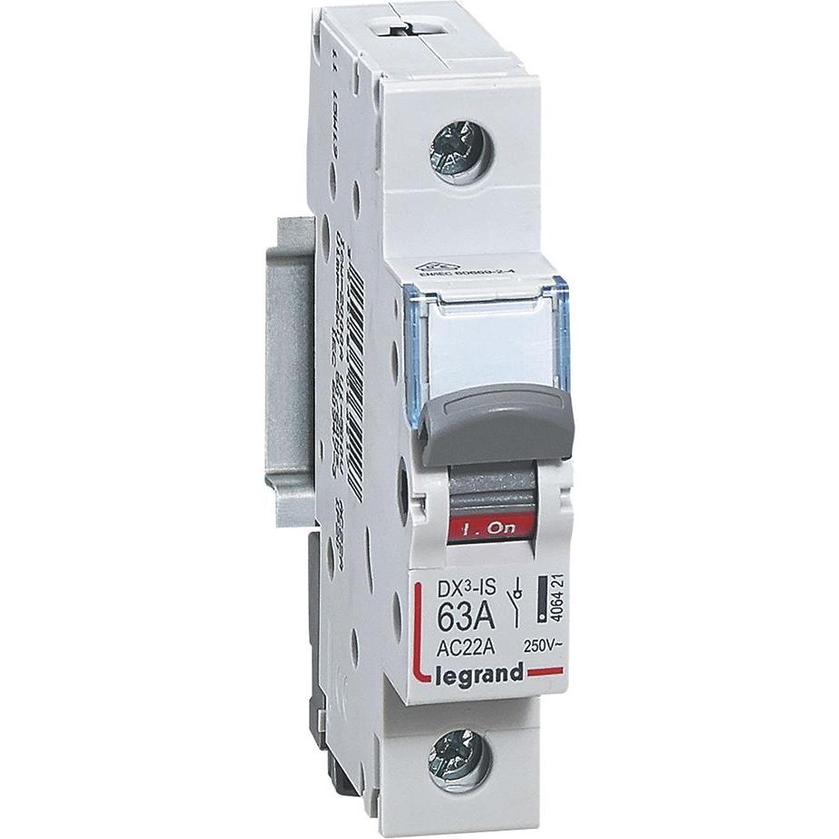 Legrand, Systemstromversorgung, Lasttrennschalter DX3, 1-polig