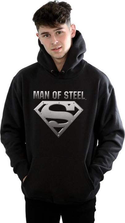 Image du produit - Sweat à capuche SUPERMAN MAN OF STEEL SHIELD - Homme (XL)