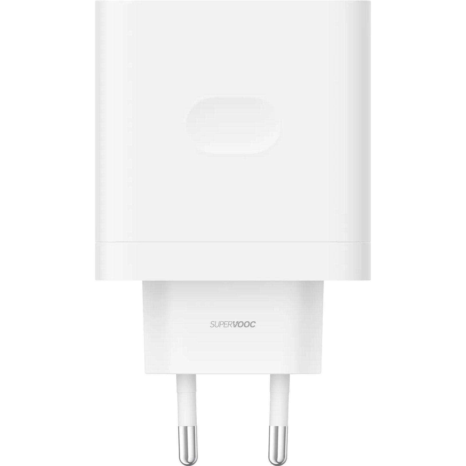 OPPO Supervooc 45W USB-Ladegerät für die (45 W), USB Ladegerät, Weiss