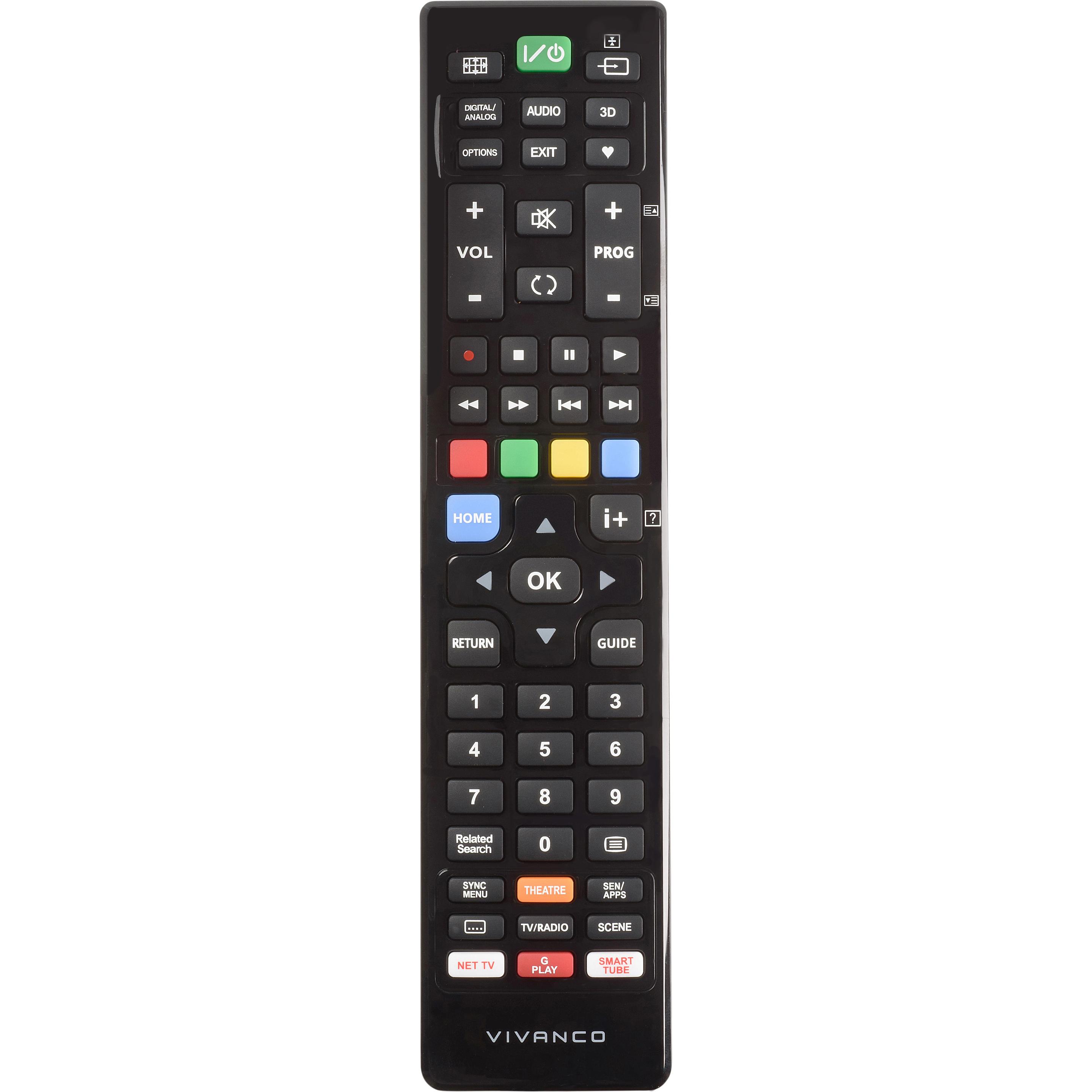Vivanco Rr 240 (Gerätespezifische Fernbedienung, Infrarot), Fernbedienung, Schwarz