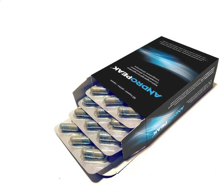 Actual product image Andropeak Capsule (60 Piece, Pills, 70 g)