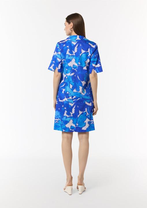 Actual product image Comma Kleid Baumwoll-Kleid mit Hemdkragen und All-over-Print (36)