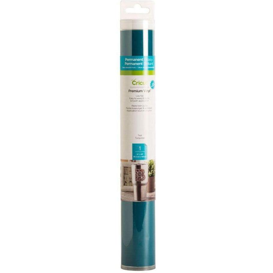 Cricut, Bastelpapier, Vinylfolie Premium Permanent 30.5 x 122 cm Teal (1 x)