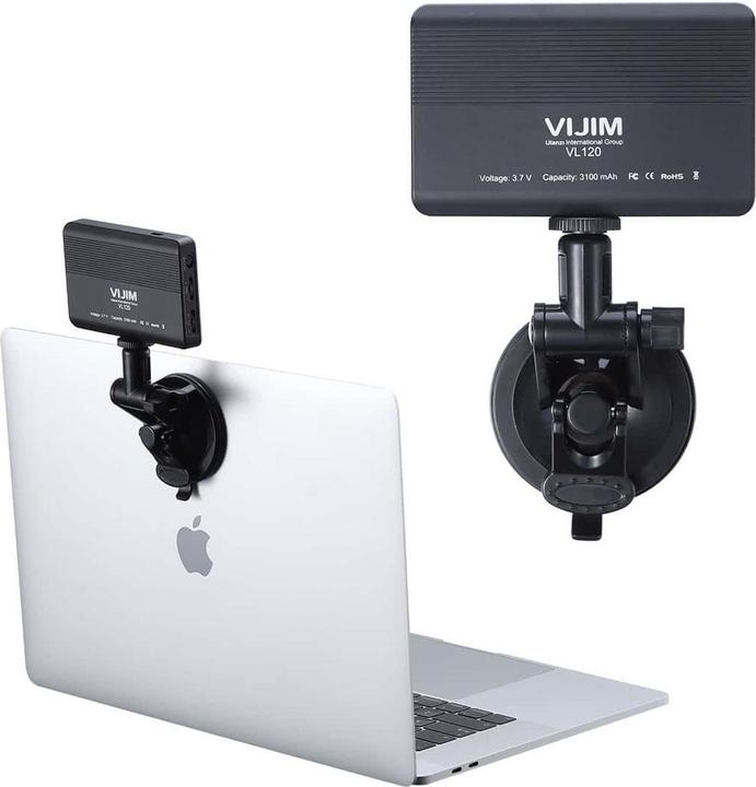 Actual product image Ulanzi VIJIM Video Conference Lighting Kit TPU Sucker + VL120 Light (Surface luminaire, Video light)