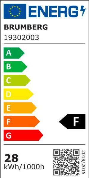 Energie-Label Brumberg BRU 19302003 LED-Flexband 24V D (Warmweiss, 500 cm, Indoor)