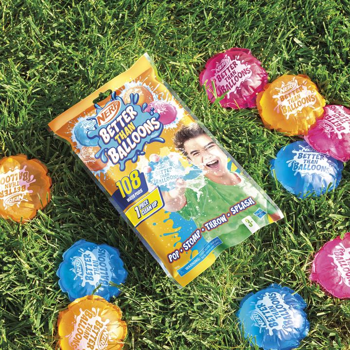 Image du produit Nerf Better than Ballons Core 108 pcs. présentoir de comptoir (1 x)