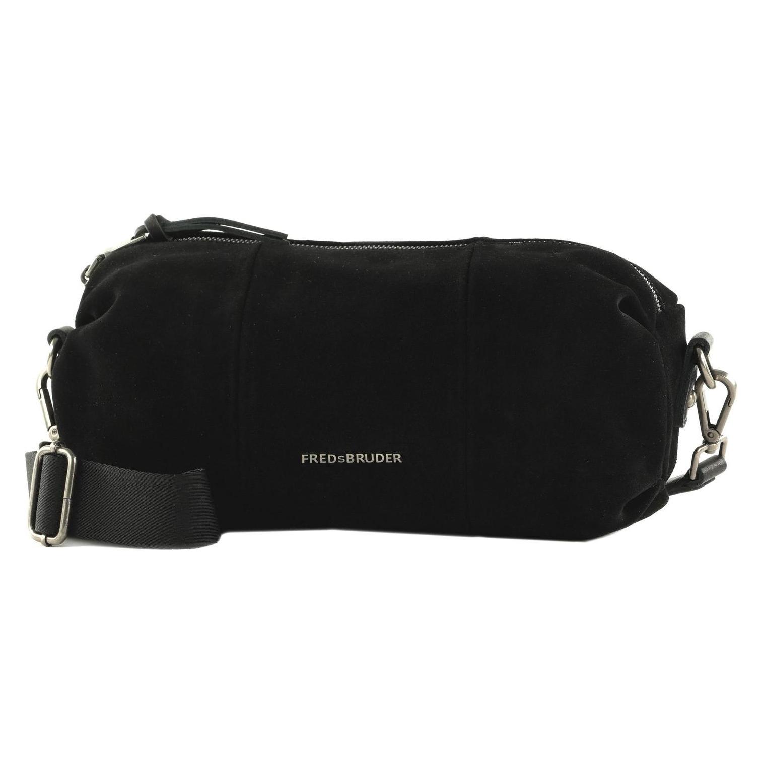 FredsBruder, Damen, Handtasche, Jo Drum Bag, Schwarz
