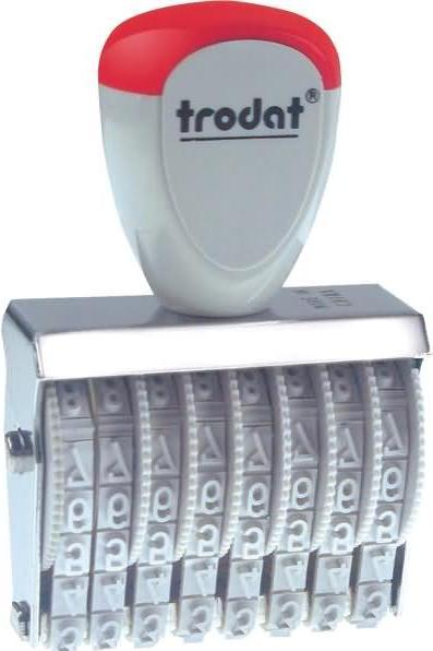 Produktbild Trodat Ziffernstempel, 8-stellig, Abdruckmaáe: 4 x 32 mm