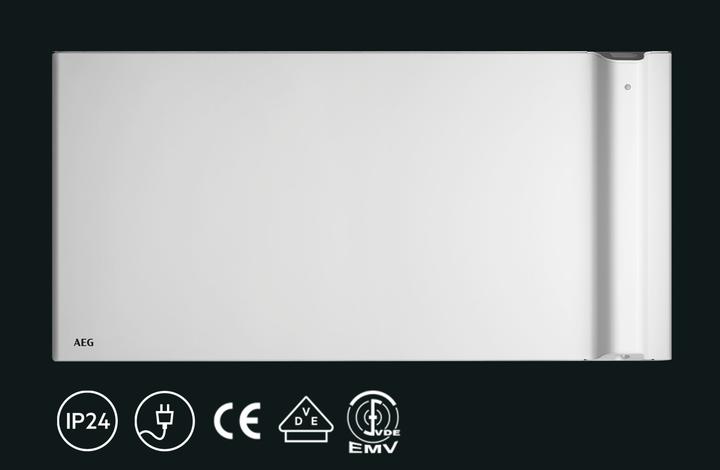Produktbild AEG Haustechnik DKE 75, 750 W Duo Wandkonvektor für ca. 9 m², mit Stecker (750 W)