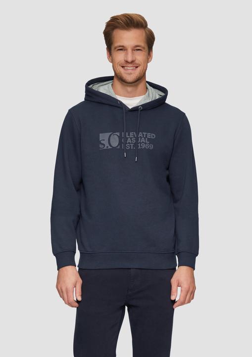 Produktbild s.Oliver Sweatshirt Hoodie mit Logo-Print (M)