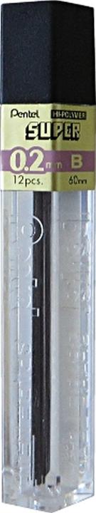 Actual product image Pentel Feinminen (12 pcs., 0.20 mm, B)