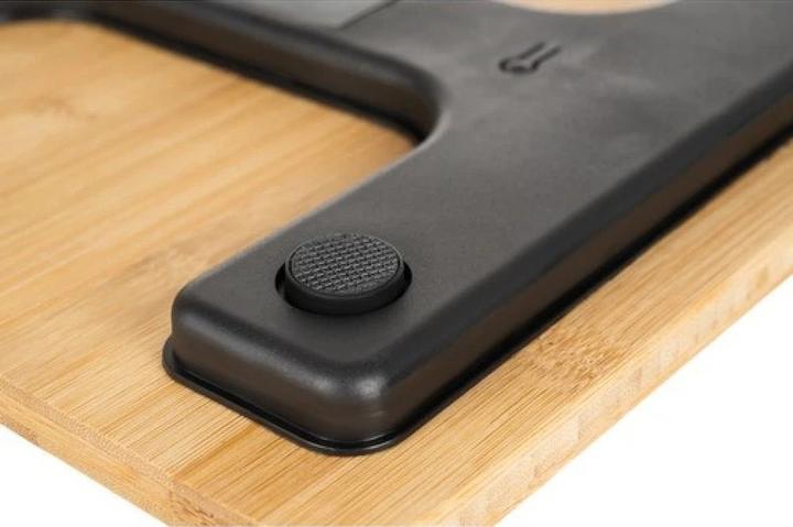 Produktbild Ruhhy Digitale BAMBUS PERSONENWAAGE Design Waage bis 180kg (180 kg)