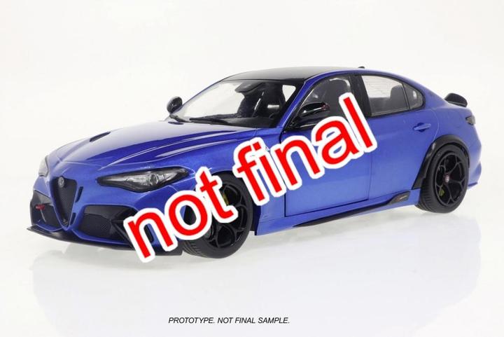 Actual product image Solido 1:18 Alfa Romeo Giulia GTA 2022 blue