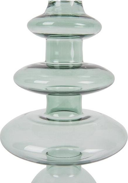 Actual product image present time Candle holder 22.5 cm, 1 piece, Green