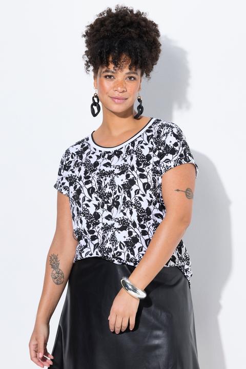Produktbild Miamoda T-Shirt, oversized, Blümchen, Halbarm (42)