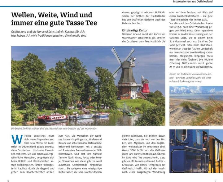 Produktbild Reiseführer Ostfriesland und Ostfriesische Inseln (Deutsch, Andrea Lammert, 2022)