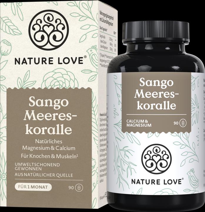 Image du produit Nature Love Corail de mer Sango (90 pièce(s), Capsules, 109 g)