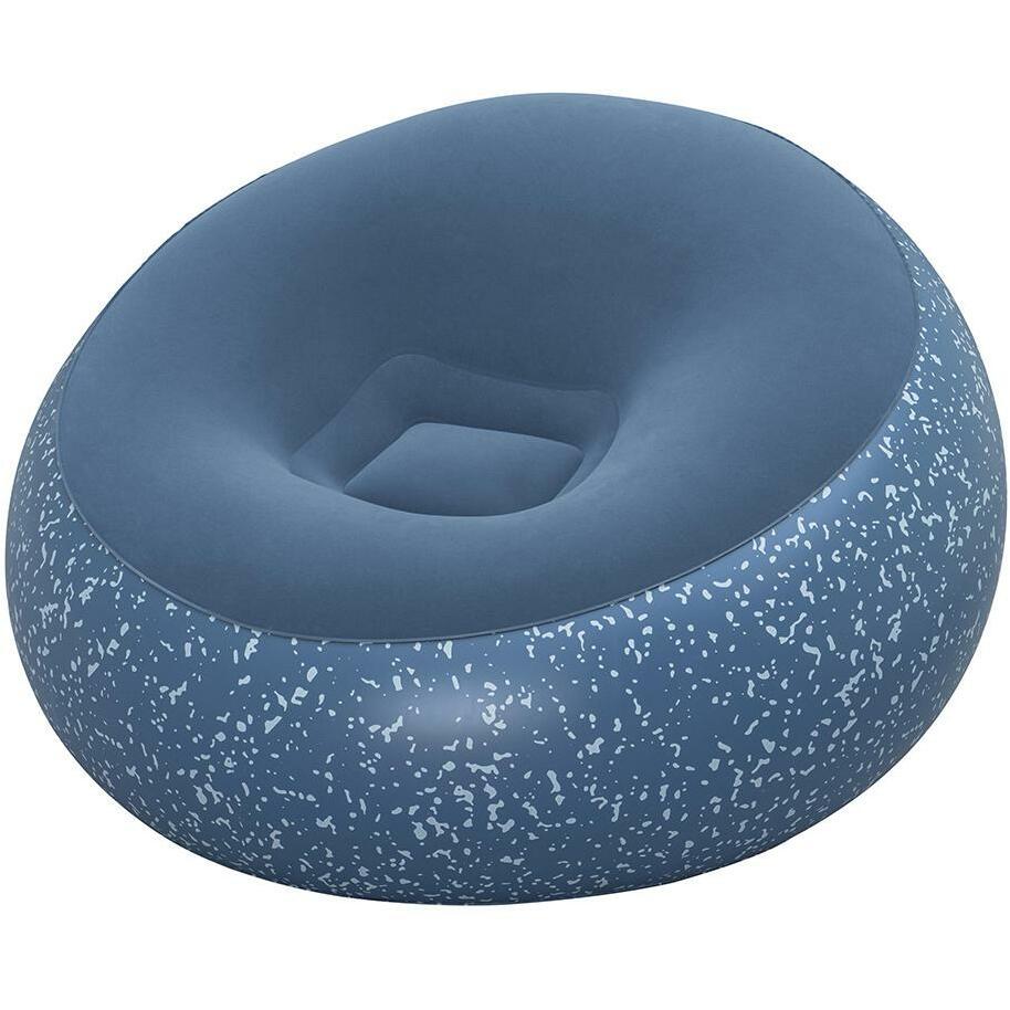 Bestway Aufblasbarer Sessel Inflate Blau, 112 x 112 cm
