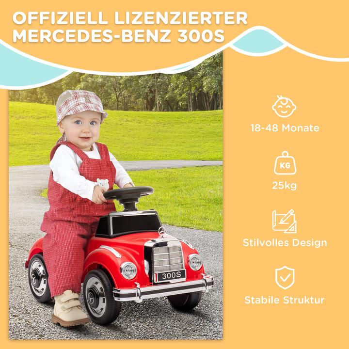 Actual product image Aiyaplay Rutschauto Kunststoff, Metall Rot