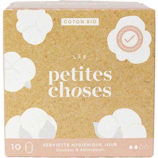 Immagine prodotto Les Petites Choses tovaglioli igienici jour coton bio (10 x)