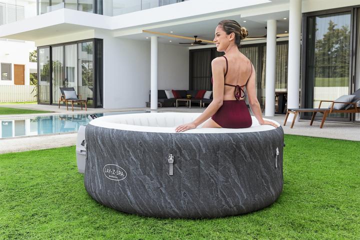 Produktbild Bestway WHP Boracay Airjet 180x66cm 120Düsen 4P. rund grau (4 Pers.)