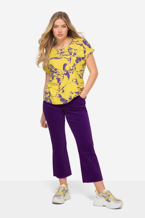 Actual product image Laurasøn 7/8 Corduroy Pants Elastic Waistband (44)