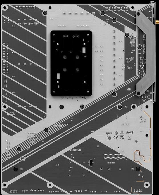 Image du produit AsRock X870 Pro RS WiFi AM5 (AM5, AMD X870, ATX)