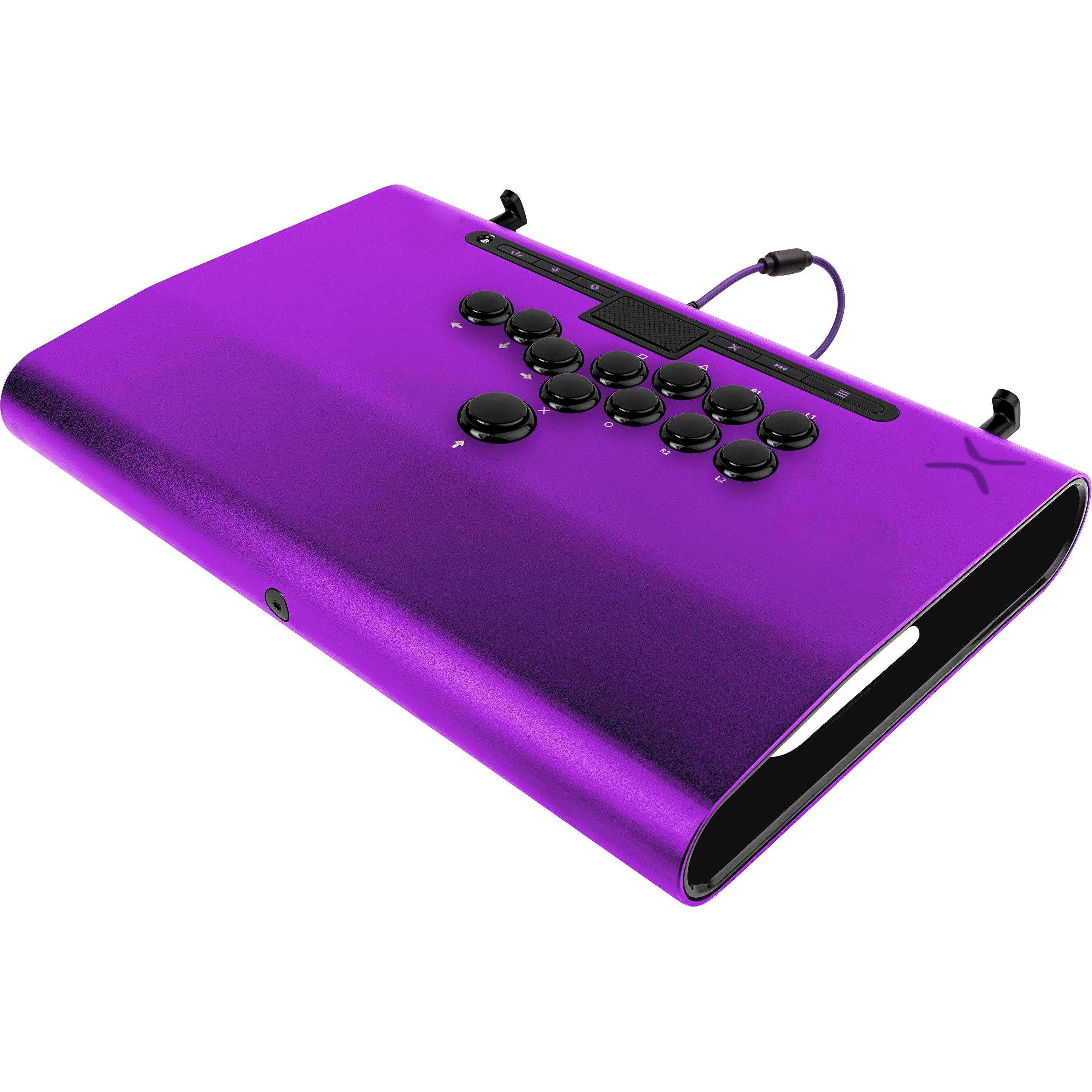 Victrix Pro FS-12 Arcade Fight Stick: Purple (PS5, PC, PS4), Gaming Controller, Violett