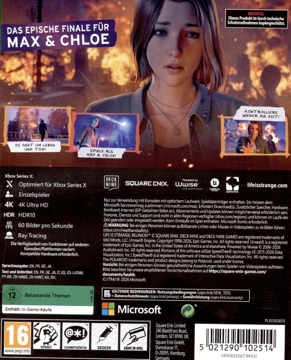 Produktbild Square Enix Life is Strange Reunion (Xbox Series S, Xbox Series X, DE, FR, IT)